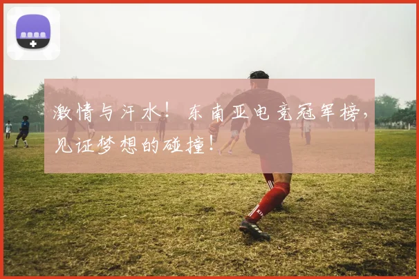 激情与汗水!东南亚电竞冠军榜,见证梦想的碰撞!